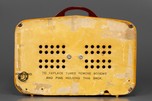 Rare Belletone 126 ’3-Ring’ Catalin Radio in Yellow + Maroon